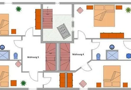 Appartement Altes Pastorat 3 *